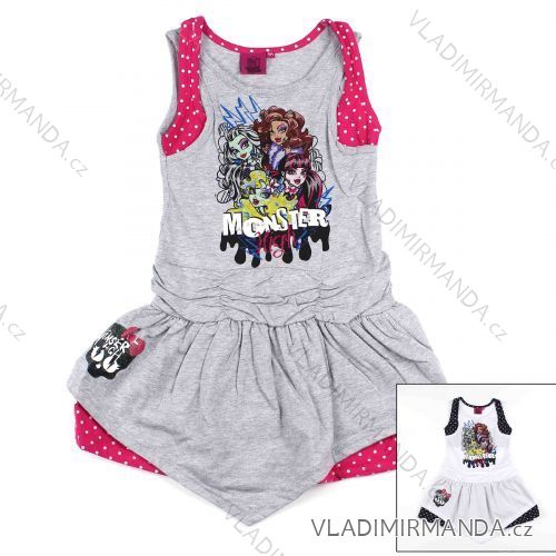 Šaty bez rukávu monster high dětské dívčí (4a-10a) T.K.L MH 03544