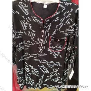 Halenka tunika 3/4 rukáv dámská nadrozměrná (l-4xl) POLSKÁ MÓDA PM520038