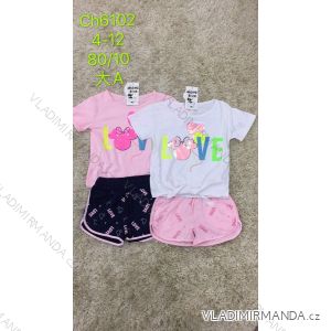 Set summer t-shirt and shorts children's teen girl (4-12 years) SAD SAD20CH6102