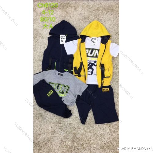 Summer vest, t-shirt and shorts set for boys and boys (4-12 years) SAD SAD20CH6120
