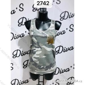 Tank top summer women's camouflage (uni s / m) ITALIAN FASHION IMM202742
