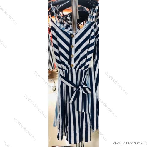 Dresses long summer women's strip (uni sl) ITALIAN Fashion IMM20101