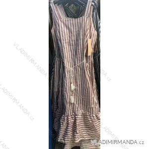 Straps summer stripe dress women (UNI S-M) ITALIAN FASHION IMM20315
