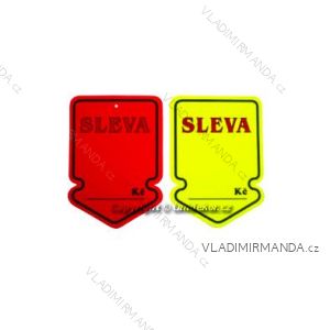 Visačky šipka 105x148mm sleva