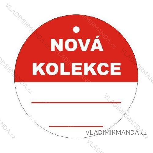 Visačky nová kolekce, balení 100 ks V58K