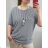 Tunic T-shirt short sleeve women's oversized (XL / 3XL) ITALIAN FASHION IM620008