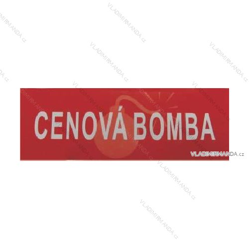 Banner cenová bomba, 5ks/balení