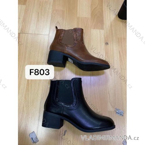 Kozačky nízké kotníkové na podpatku dámské (36-41) WSHOES OBUV OB220F803