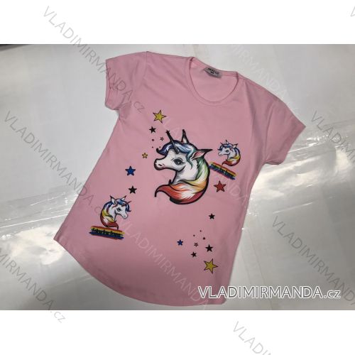 Kids' Short Sleeve T-Shirt (128-152) Turkish MODA TVB20010