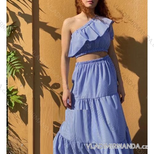 Summer summer mini set and long skirt for women (UNI S / M) ITALIAN FASHION IMM20583