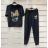 Set of long sweatpants and short sleeve t-shirt for women (UNI S / L) TURKISH FASHION IMK20DAISY