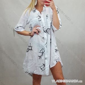 Šaty letní košilové dámské (s-m) ITALSKÁ MODA IM420844