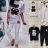 Women's T-shirt short sleeve and sweatpants set (UNI S / L) TURKISH FASHION IMK20231