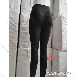 Lange Leggings DAMENLEDER (UNI S-M) ITALIENISCHE MODE IMM20FD3063