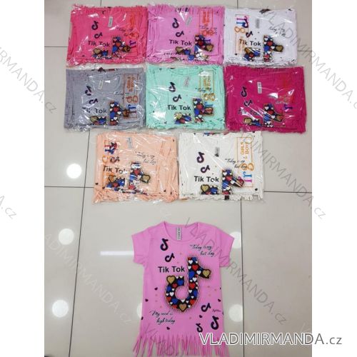 T-shirt short sleeve children´s girl (8-12 years) TURKISH PRODUCTION TVB20011