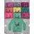 Sweatshirt long sleeve with sequins baby girl (8-12 years) TURKEY MODA TV418180