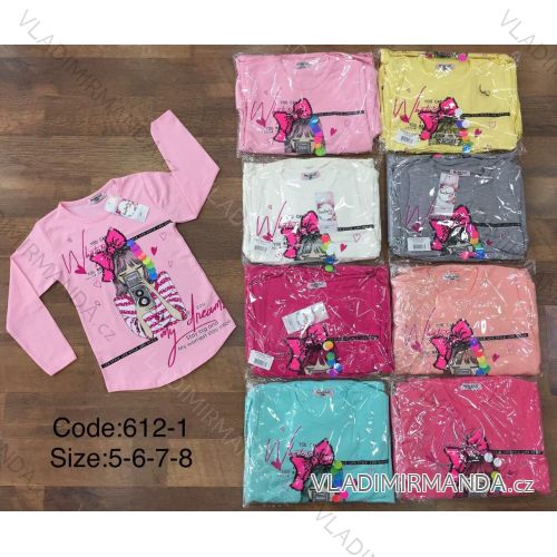 Girl´s long sleeve T-shirt (5-8 years) TURKISH PRODUCTION TV419611-1