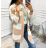 Women's cotton cardigan with hood (UNI SM) ITALIAN FASHION IMD20811