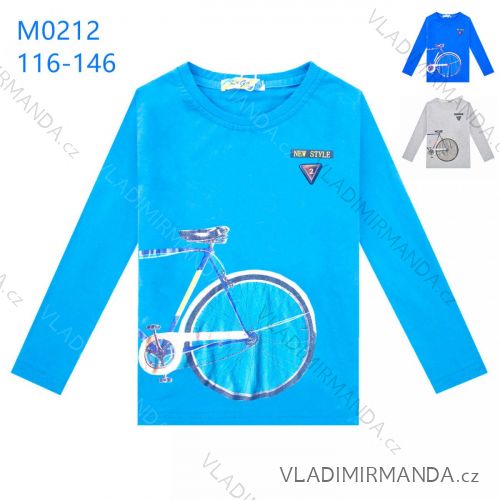 T-shirt long sleeve teen boys (134-164) KUGO T1188