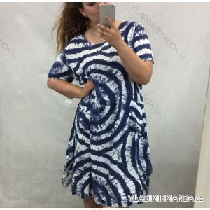 Šaty volnočasové krátký rukáv dámské (uni xl/2xl) ITALSKá MODA IM720205