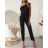 Elegant Sleeveless Overall Long Women's (UNI S / M) ITALIAN FASHION IMM20572