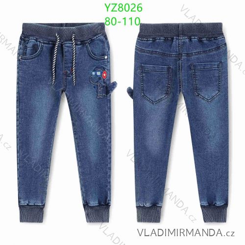 Rifle jeans dlouhé kojenecké dětské chlapecké (80-110) KUGO YZ8026