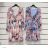 Summer long sleeve flowered women's dress (UNI S / L) ITALIAN FASHION IMK20150