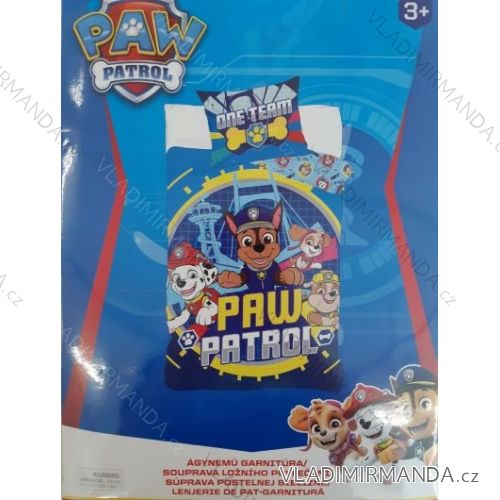 Povlečení paw patrol dětské chlapecké (140x200 cm,70x90 cm) SETINO 710-412