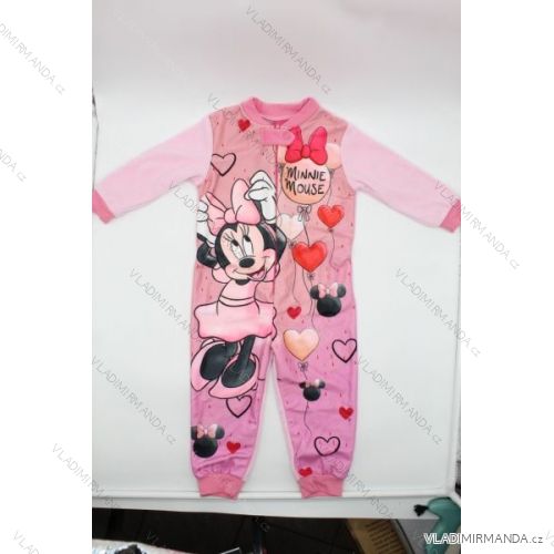 Pyžamo dlouhé teplé overal minnie mouse dětské dívčí (3-8 let) SETINO MIN-G-PYJAMAS-587