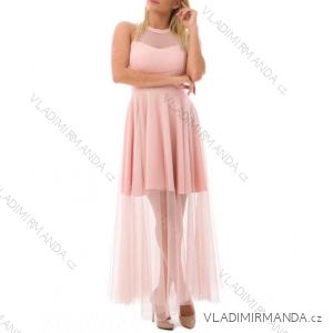 Šaty dlouhé společenské elegantní plesové dámské (S/M ONE SIZE) ITALSKÁ MÓDA IMM22Q32235