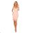 316-2 Lace dress with neckline - peach