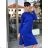 Summer long sleeve flowered women's dress (UNI S / L) ITALIAN FASHION IMK20150