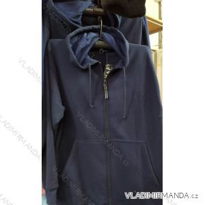 Mikina na zip pánská nadrozměrná (3XL-6XL) HaF HKD20013/2