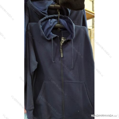 Mikina na zip pánská nadrozměrná (3XL-6XL) HaF HKD20013/2