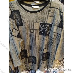 Tunika Tričko dlouhý rukáv dámská nadrozměr (uni XL-XXL)Turecká moda TME200917