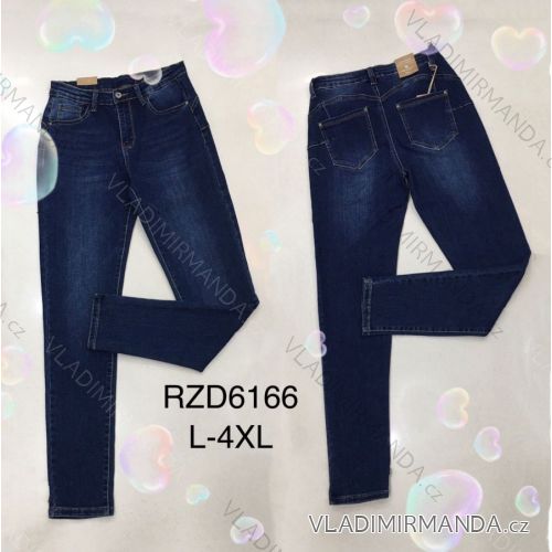 Rifle jeans dámské nadrozměr (L-4XL) MOON GIRL MA620RZD6166