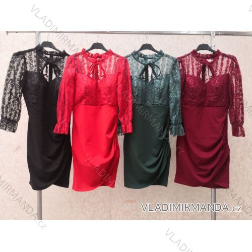 Blouse long sleeve with ruffles women (UNI S / L) ITALIAN FASHION IMK20159