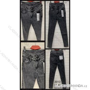 Jeans pants leatherette with zip (xs-m) JEANS JWA20013