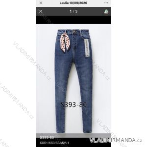 Jeans pants leatherette with zip (XXS-L) LAULIA JWA20008