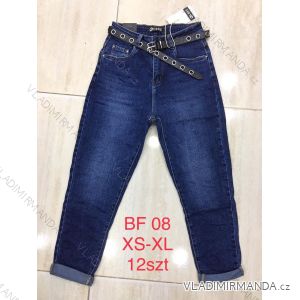 Jeans pants leatherette with zip (XS-XL) JEANS JWA20014