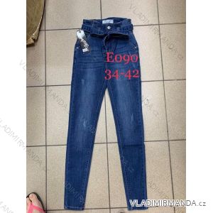 Jeans pants leatherette with zip (xs-m) JEANS JWA20015