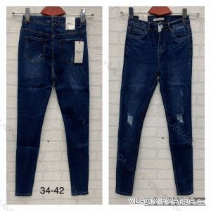 Jeans pants leatherette with zip (34-42) JEANS JWA20022