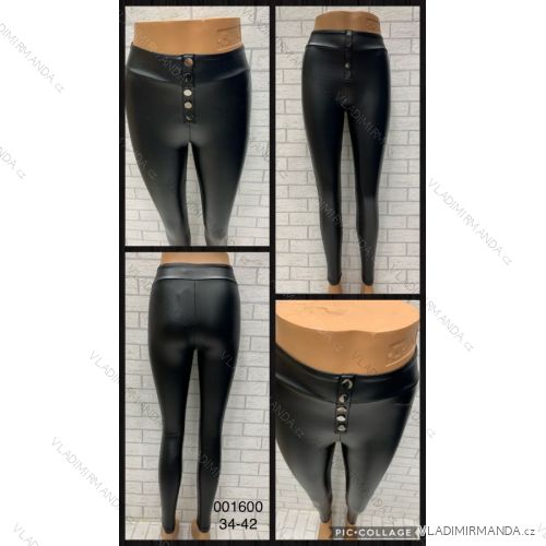 Leggings pants leatherette with zip (34-42) JEANS JWA20027