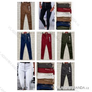 Jeans pants leatherette with zip (xs-m) JEANS JWA20028