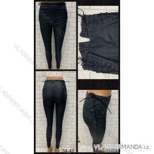 Leggings pants leatherette with zip (34-42) JEANS JWA20039