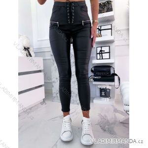 Leggings pants leatherette with zip (34-42) JEANS JWA20048