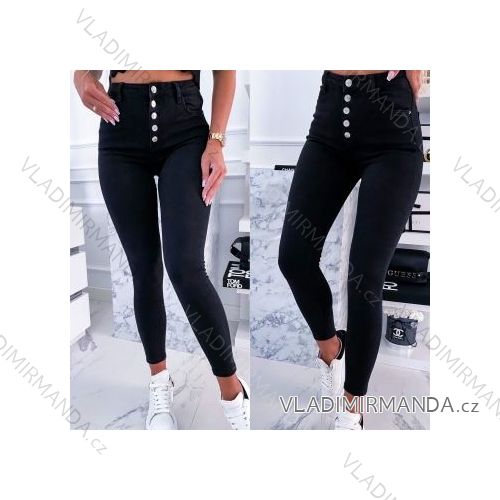 Jeans pants leatherette with zip (xs-m) JEANS JWA20052