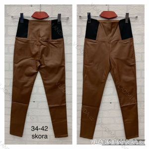 Leggings pants leatherette with zip (34-42) SKORA JWA20056