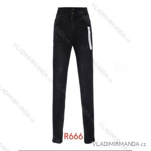 Jeans pants leatherette with zip (xs-m) JEANS JWA20067