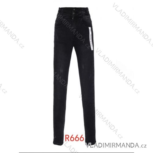 Jeans pants leatherette with zip (xs-m) JEANS JWA20067